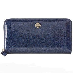 Kate Spade Blue Glitter Wallet